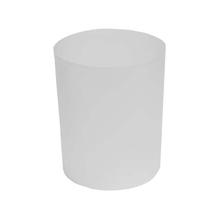 Sttelli Sttelli Kaleidoscope 10 L White Polypropylene Wastebasket KAA-WCA-CLE